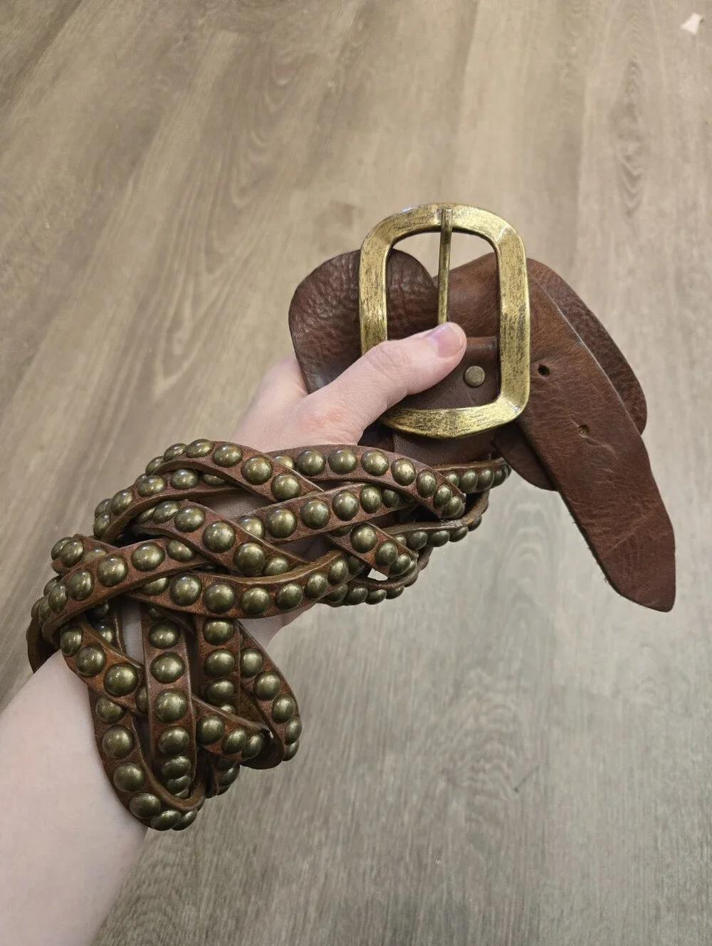 Leatherock chunky braided
